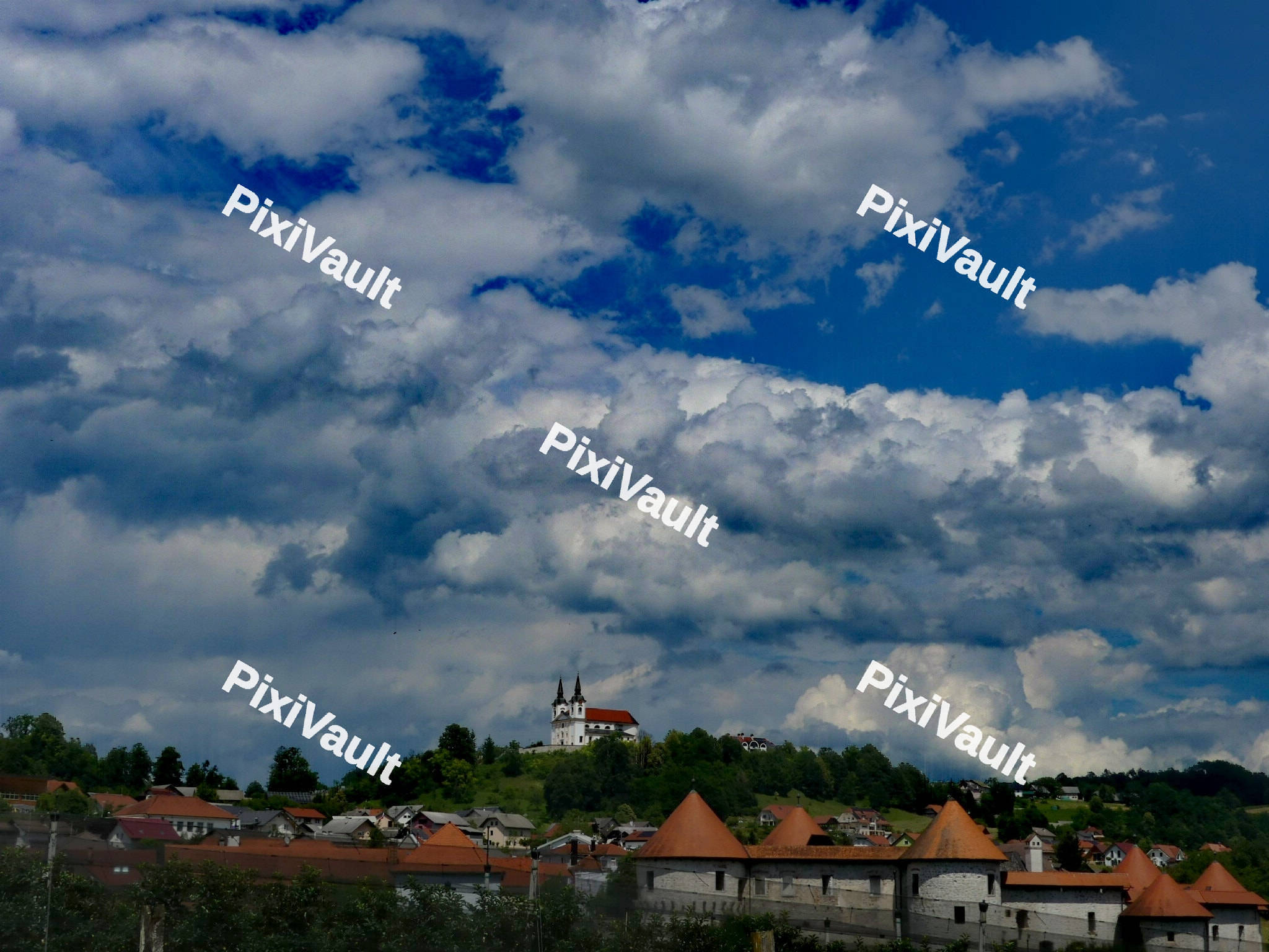 Village landscape